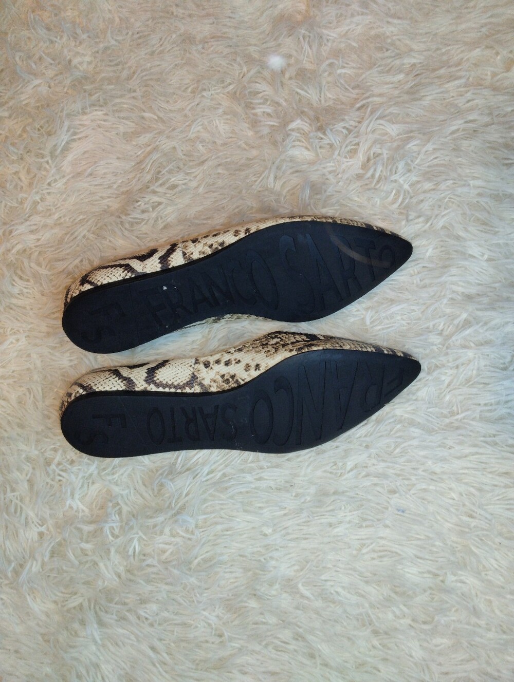 Franco Sarto Hazeline Snakeskin Flat Size 7.5 - Picture 5 of 7
